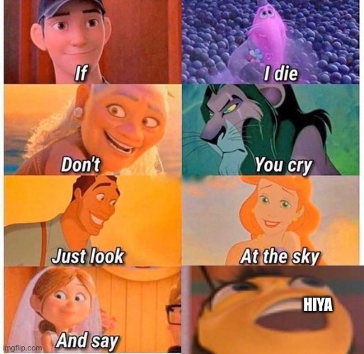 HIYA | image tagged in disney killed star wars,star wars kills disney | made w/ Imgflip meme maker