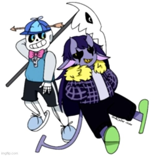 sans as jevil and jevil as sans because i cans (hehe pun/rhyme) | made w/ Imgflip meme maker