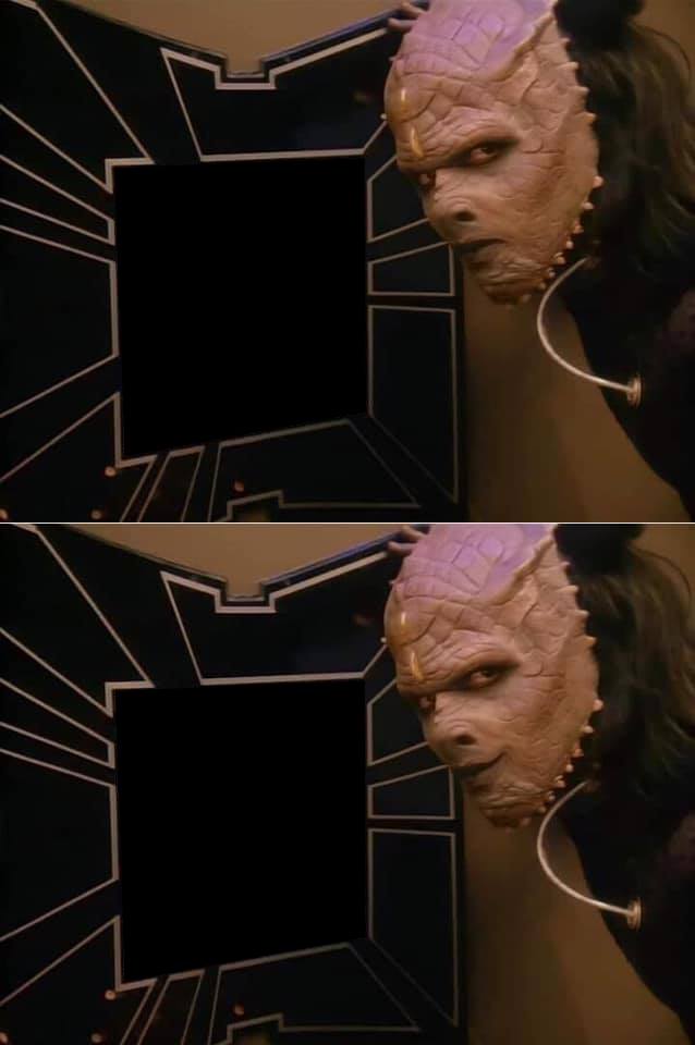 High Quality ds9 double take Blank Meme Template