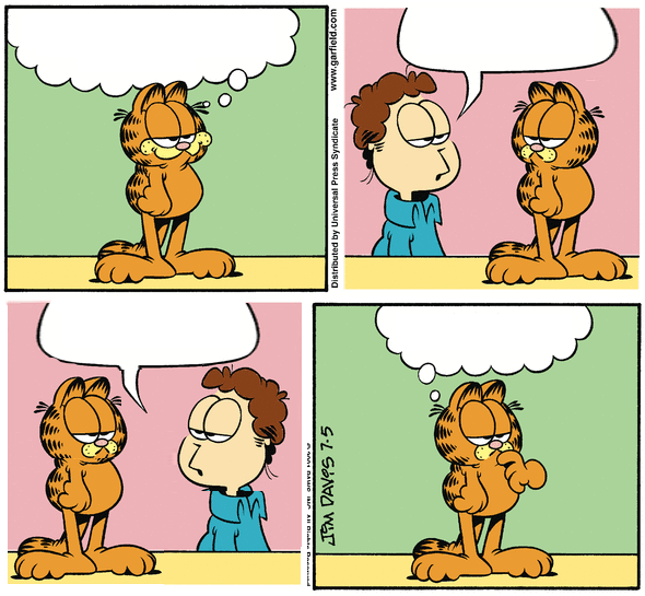 High Quality Garfield, Jon Blank Meme Template