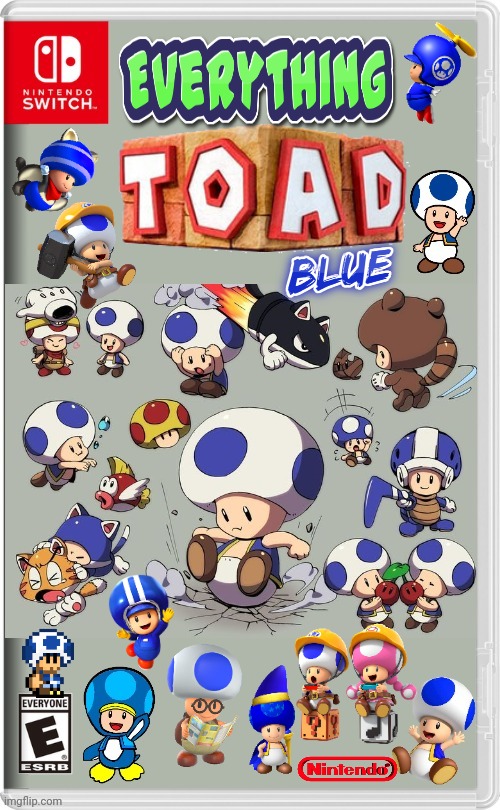 DO ANYTHING WITH TOAD! | image tagged in toad,super mario bros,super mario,nintendo,nintendo switch,fake switch games | made w/ Imgflip meme maker