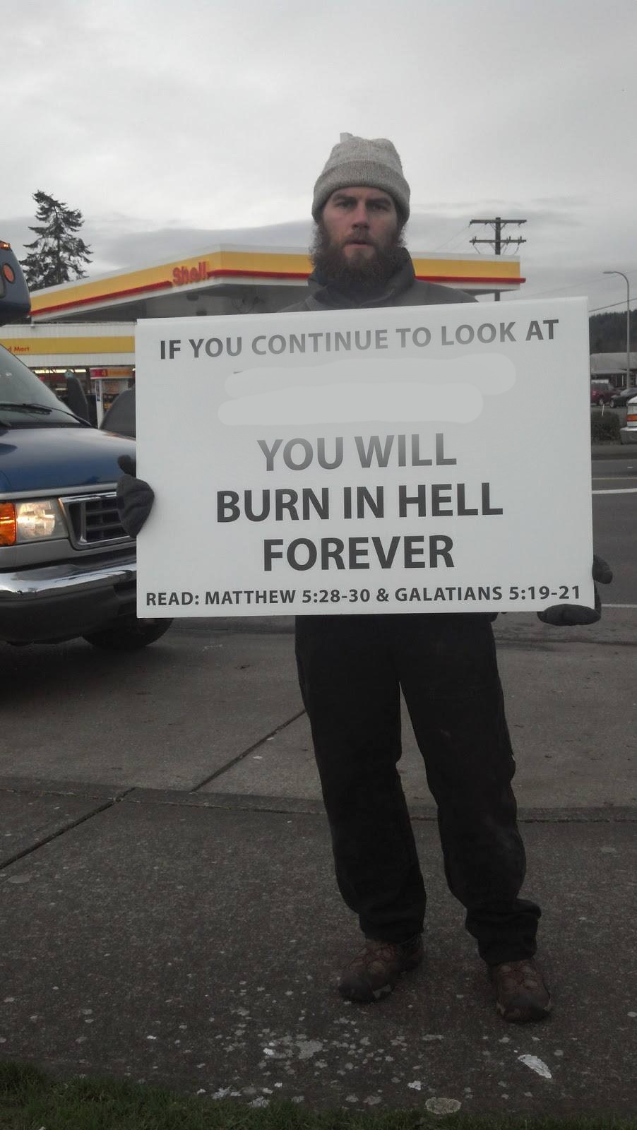 Burn in Hell Forever Blank Meme Template