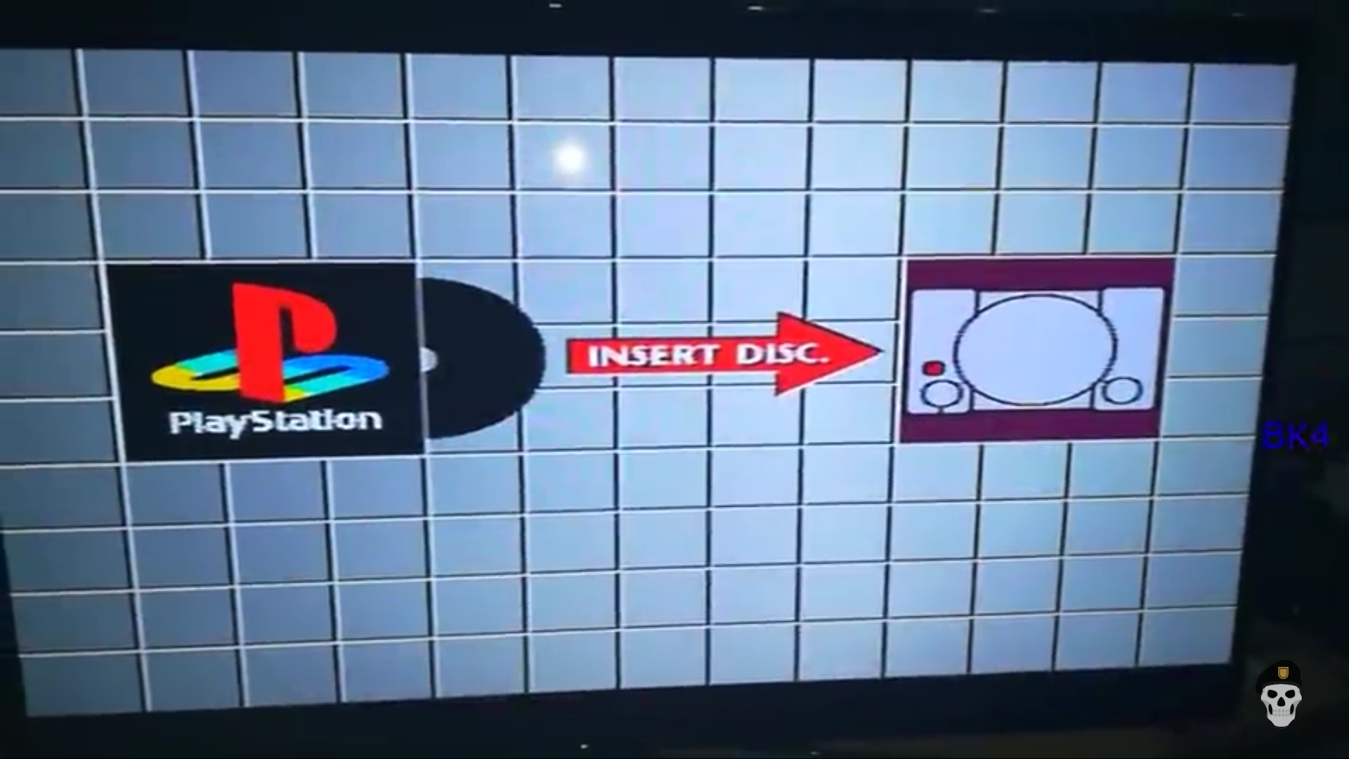 PS1 Insert Disc Force Restart Blank Meme Template