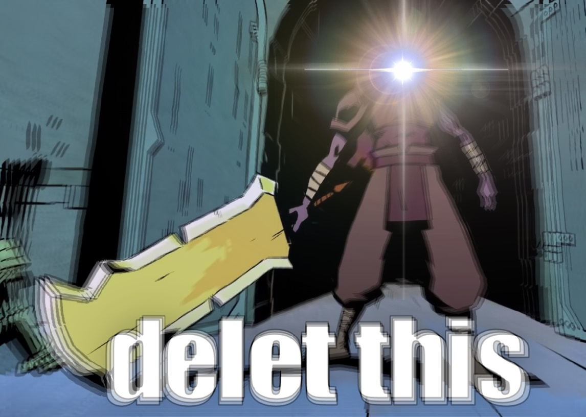 High Quality delet this Blank Meme Template