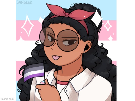 this is aniyah. She's trans and asexual. | made w/ Imgflip meme maker