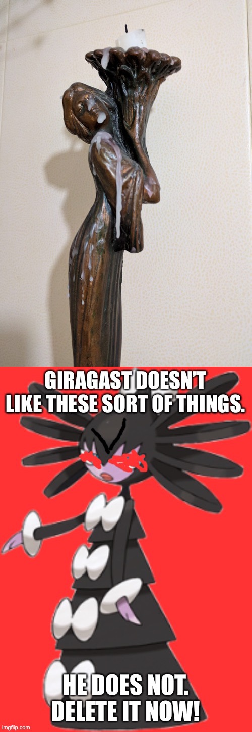 image tagged in giragast doesn t like it | made w/ Imgflip meme maker