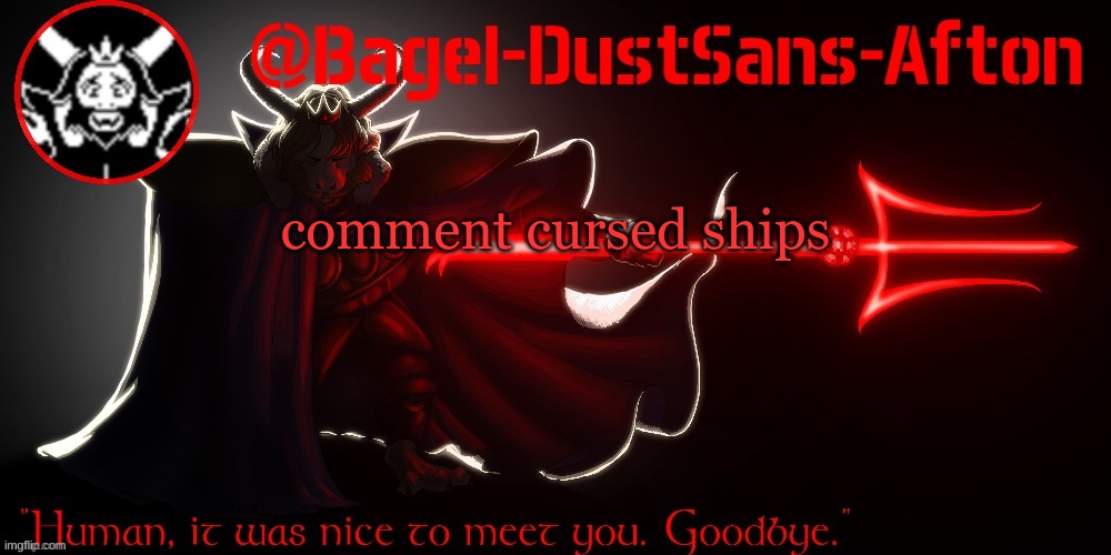 e | comment cursed ships | image tagged in announcement thing 14 | made w/ Imgflip meme maker