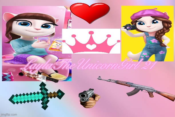 LaylaTheUnicornGirl 21 Channel Banner Image!! ? | LaylaTheUnicornGirl 21 | made w/ Imgflip meme maker