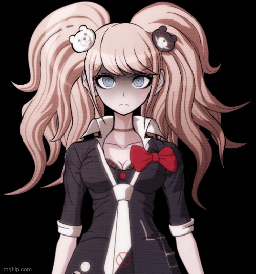 Junko Enoshima is not amused - Imgflip