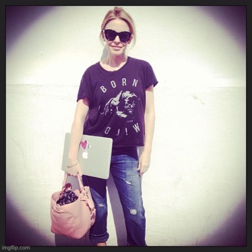 On her way to the studio on her birthday, 2013 | image tagged in kylie born wild | made w/ Imgflip meme maker