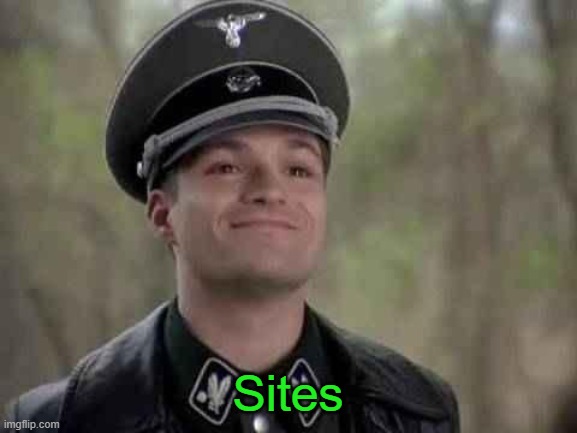 grammar nazi | Sites | image tagged in grammar nazi | made w/ Imgflip meme maker