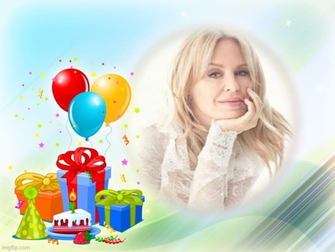 This birthday card is just OK | image tagged in kylie happy birthday card | made w/ Imgflip meme maker