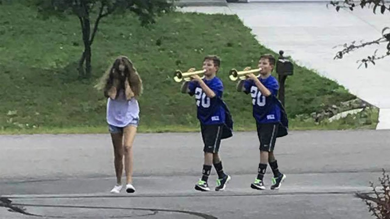 Double Trumpet Boy Blank Meme Template