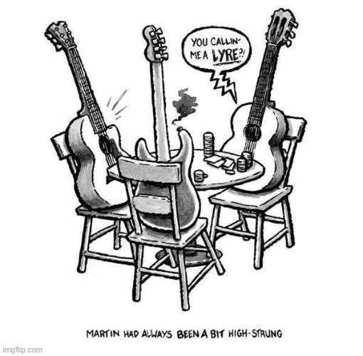 If Your Guitars Could Talk | image tagged in memes,comics,what if,your,guitars,talking | made w/ Imgflip meme maker