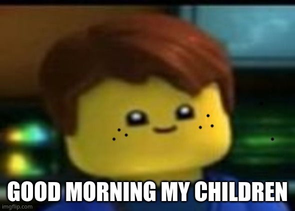 UwU | GOOD MORNING MY CHILDREN | image tagged in blursed jay | made w/ Imgflip meme maker