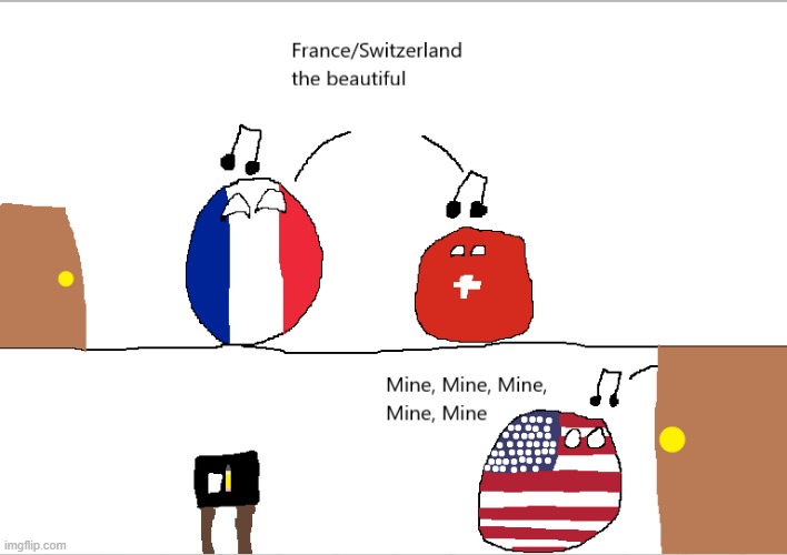 America the stealer | image tagged in stealer,comics,countryballs | made w/ Imgflip meme maker