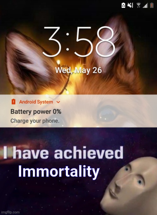 0 percent is god tier skill |  Immortality | image tagged in i have achieved,zero,percent,charge,memes,ultra instinct | made w/ Imgflip meme maker