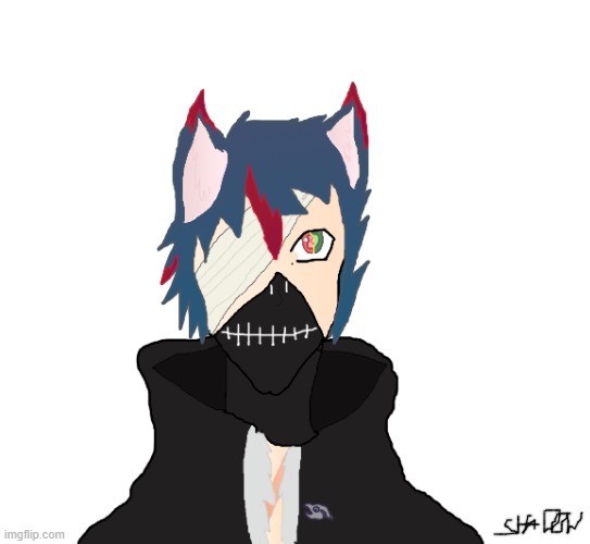 Did some art of a new OC, Kaishi. Tbh I might post their info tomorrow on the OC stream. | made w/ Imgflip meme maker