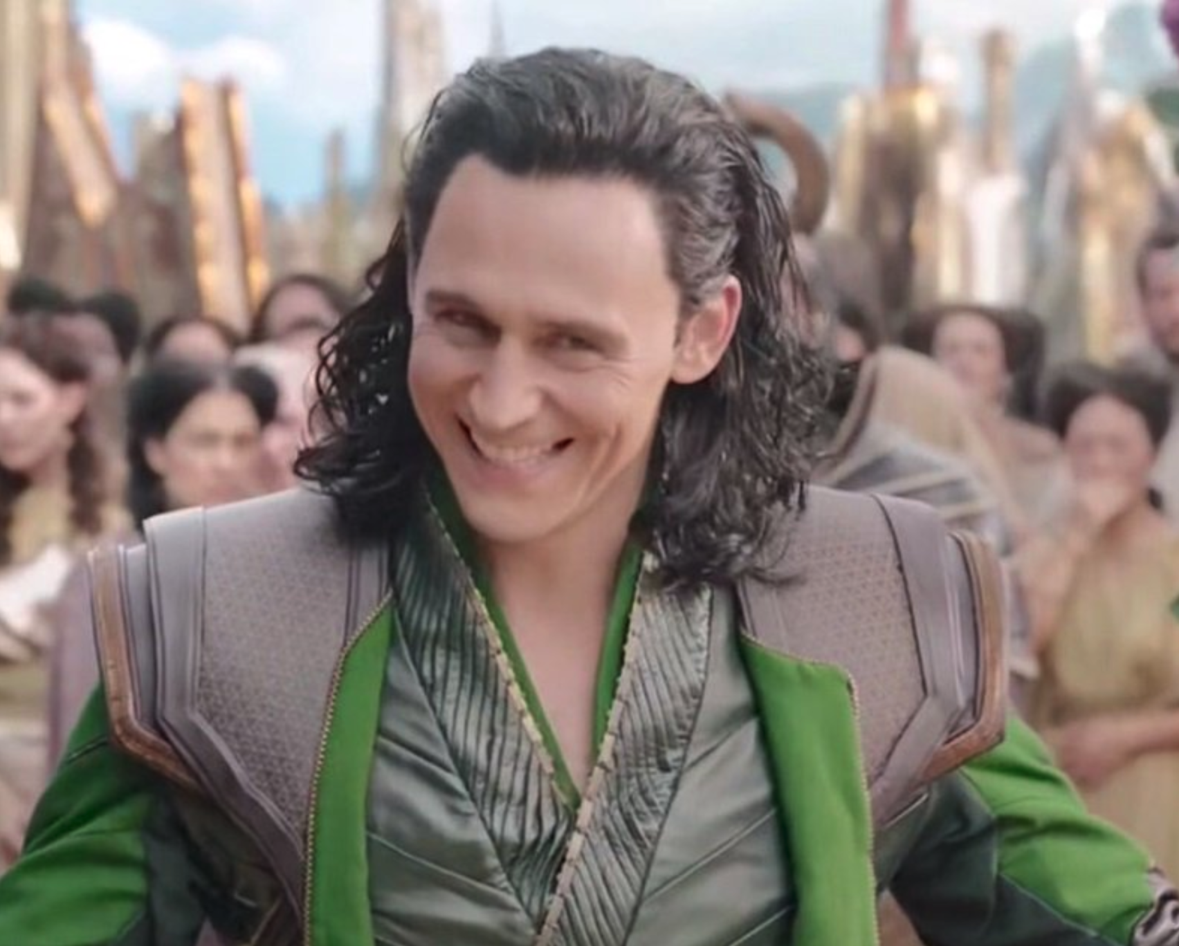 Loki laughing Blank Meme Template