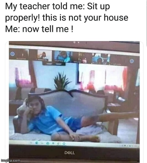 Online class Roasted | image tagged in school,teacher troll | made w/ Imgflip meme maker