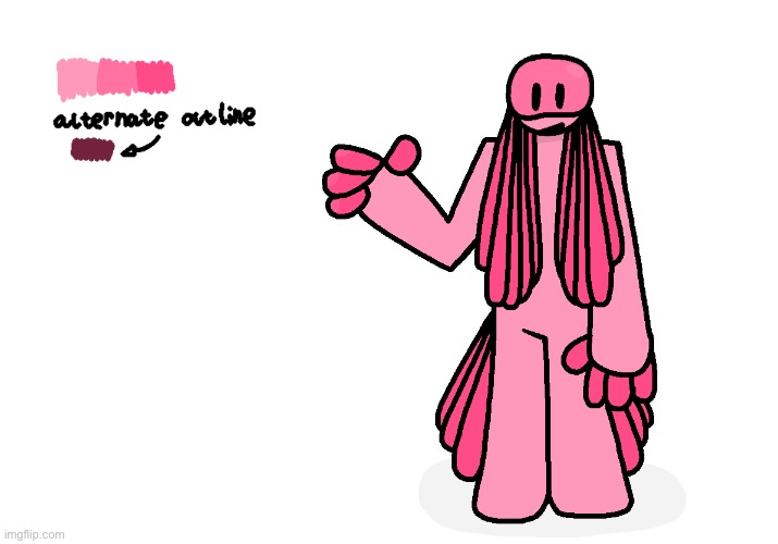 I tried making a Jellyfish humanoid. ( ͡° ͜ʖ ͡°) | image tagged in you all know what i am going to do to them | made w/ Imgflip meme maker