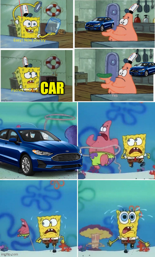 LOL so true | CAR | image tagged in patrick thats a,sandy lasso,cars | made w/ Imgflip meme maker