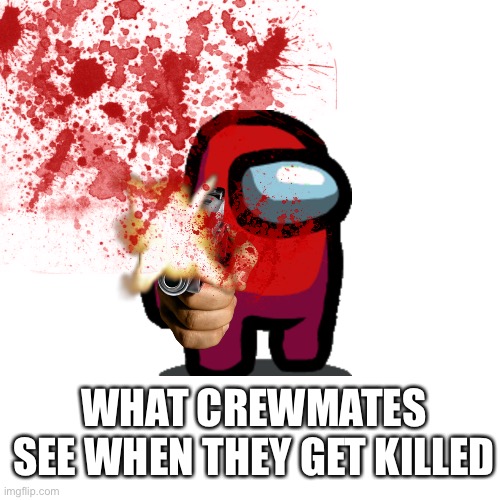 WHAT CREWMATES SEE WHEN THEY GET KILLED | image tagged in funny | made w/ Imgflip meme maker