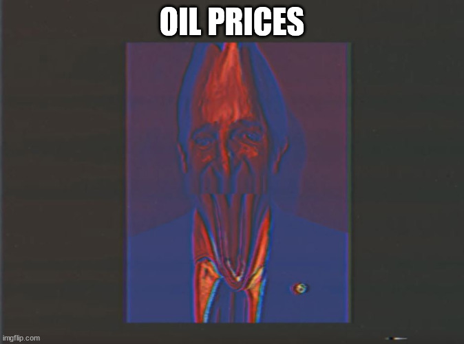 Looking at you china | OIL PRICES | image tagged in political meme | made w/ Imgflip meme maker