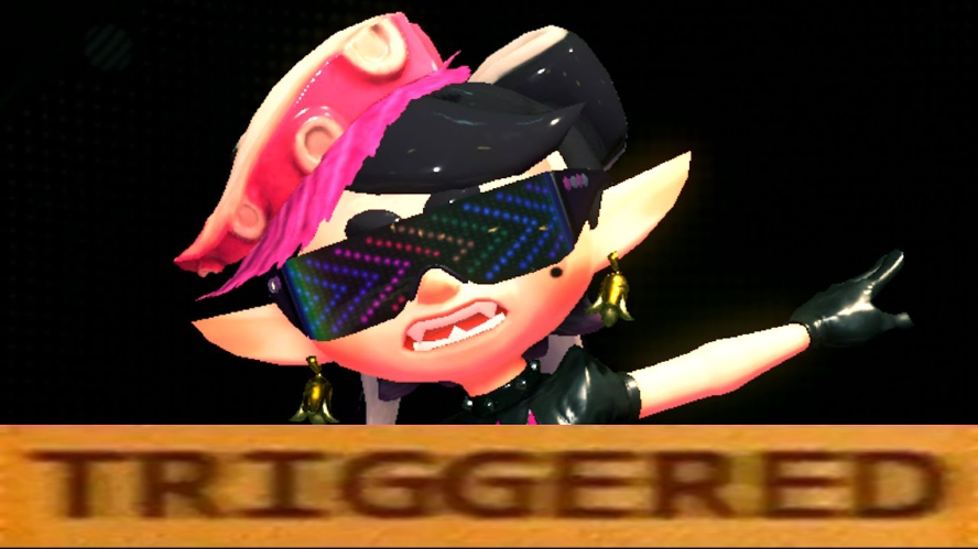 High Quality CALLIE TRIGGERED Blank Meme Template