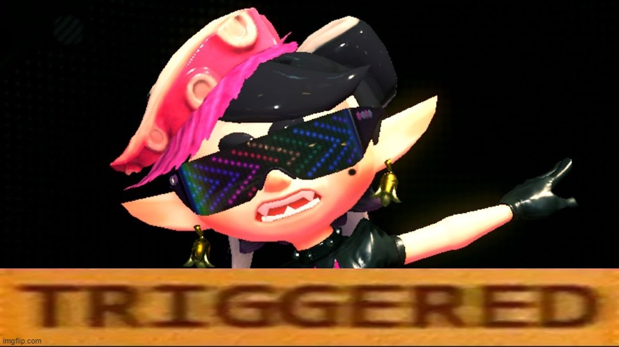 CALLIE TRIGGERED | image tagged in callie triggered | made w/ Imgflip meme maker