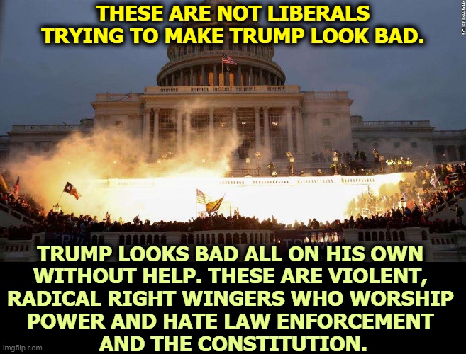 Democrats won the election. They didn't need to overturn it. | THESE ARE NOT LIBERALS TRYING TO MAKE TRUMP LOOK BAD. TRUMP LOOKS BAD ALL ON HIS OWN 
WITHOUT HELP. THESE ARE VIOLENT, 
RADICAL RIGHT WINGERS WHO WORSHIP 
POWER AND HATE LAW ENFORCEMENT 
AND THE CONSTITUTION. | image tagged in capitol uprising,coup,violent,right wing,hate,constitution | made w/ Imgflip meme maker