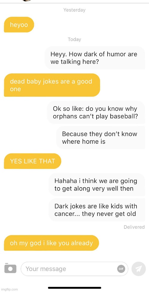 The last ones new! | image tagged in funny,dark humor,dark,children,cancer | made w/ Imgflip meme maker