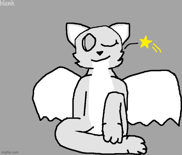 hello again | image tagged in blank,furry,art | made w/ Imgflip meme maker