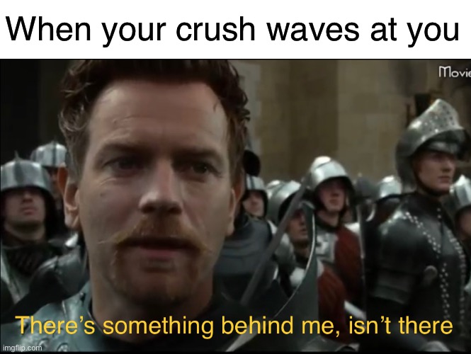 Ueaj | When your crush waves at you | image tagged in duhe,0 | made w/ Imgflip meme maker