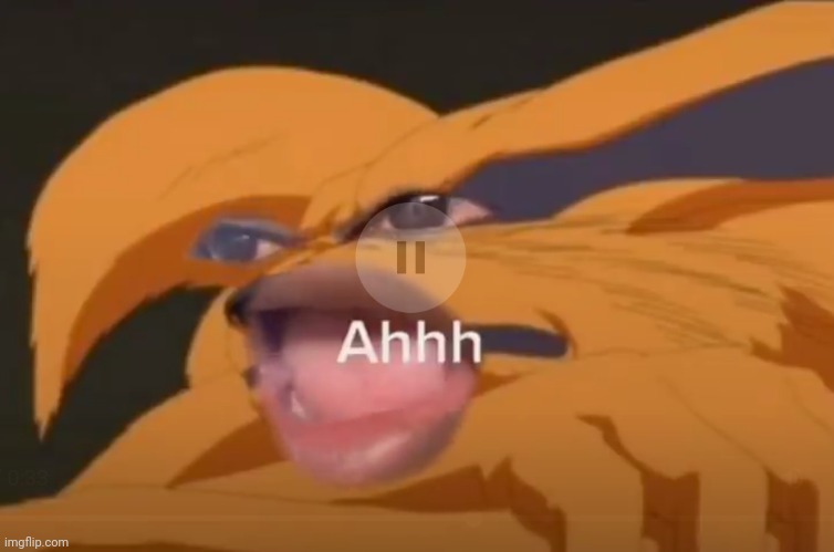 image tagged in kurama ahhh | made w/ Imgflip meme maker