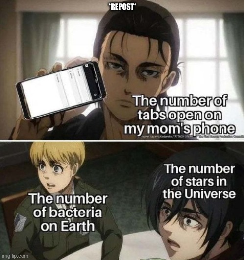 ok but like this is so true | *REPOST* | image tagged in aot,attack on titan | made w/ Imgflip meme maker
