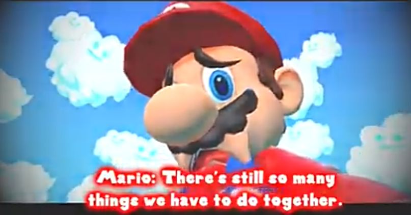 Smg4 Mario there's still so many things we have to do together Blank Meme Template