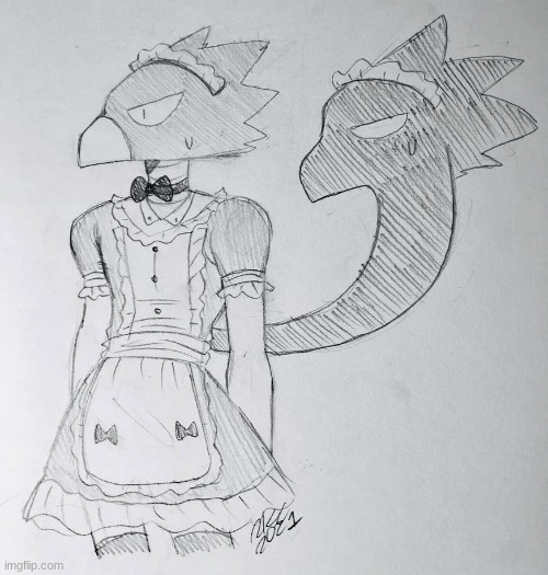 toko in a maid dress. that's it. that's the meme | made w/ Imgflip meme maker