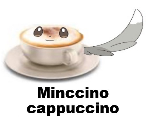 High Quality Minccino cappuccino Blank Meme Template
