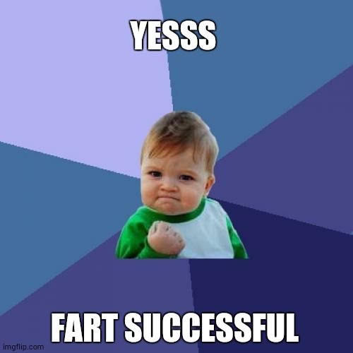 Success Kid | YESSS; FART SUCCESSFUL | image tagged in memes,success kid | made w/ Imgflip meme maker