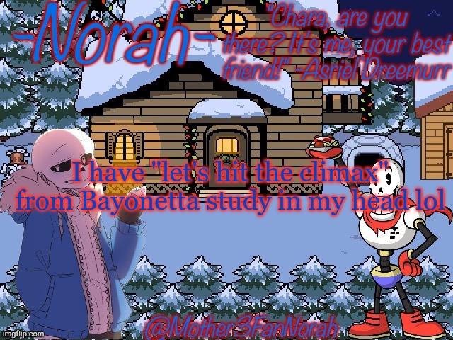 Lol | I have "let's hit the climax" from Bayonetta study in my head lol | image tagged in bayonetta,music | made w/ Imgflip meme maker