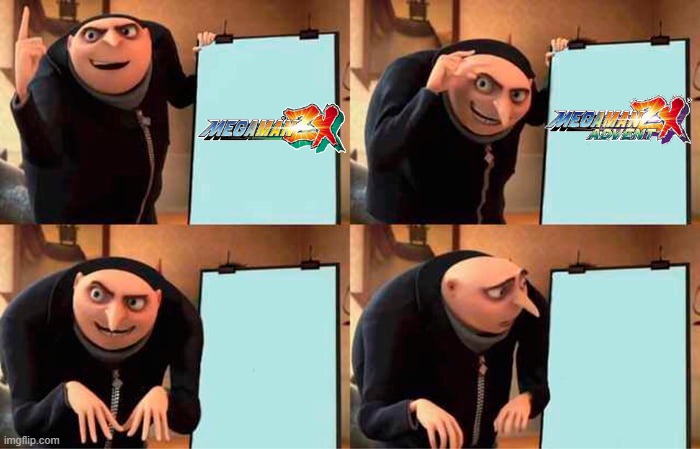 Mega Man ZX Fans, i'm sorry | image tagged in memes,gru's plan | made w/ Imgflip meme maker