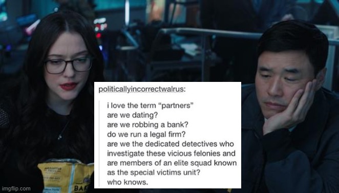 Darcy and woo | image tagged in marvel,wandavision,tumblr,incorrect quotes,funny,memes | made w/ Imgflip meme maker