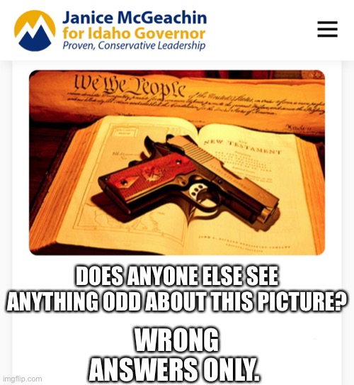 WRONG ANSWERS ONLY. DOES ANYONE ELSE SEE ANYTHING ODD ABOUT THIS PICTURE? | made w/ Imgflip meme maker