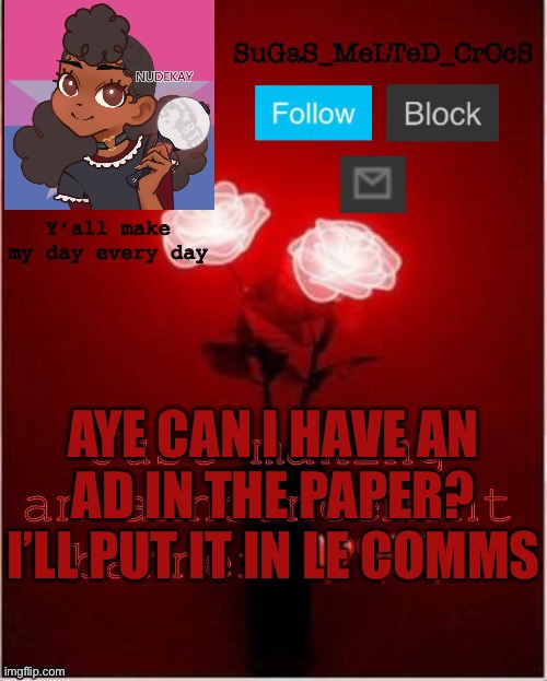 New SMC banner! |  AYE CAN I HAVE AN AD IN THE PAPER? I’LL PUT IT IN LE COMMS | image tagged in new smc banner,eym | made w/ Imgflip meme maker