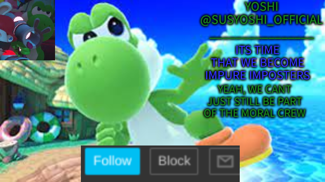 Yoshi_Official Announcement Temp v6 Blank Meme Template