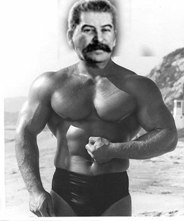Buff Stalin Blank Meme Template