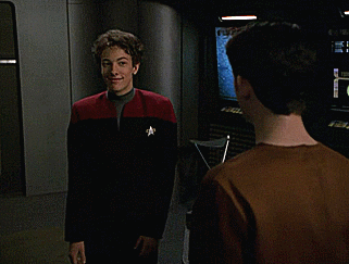 Q Junior with Icheb Blank Meme Template