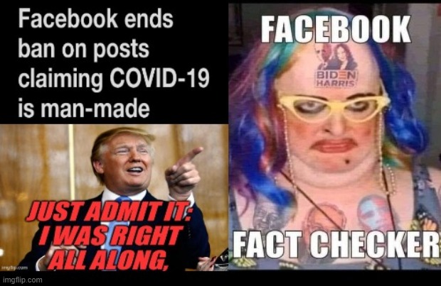 President Trump Versus Facebook Fact Checker. | image tagged in idiots,morons,stupid liberals,trump,facebook | made w/ Imgflip meme maker