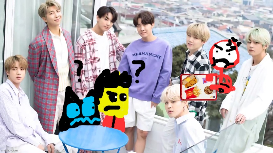 idk why i made this about the BTS meal | made w/ Imgflip meme maker
